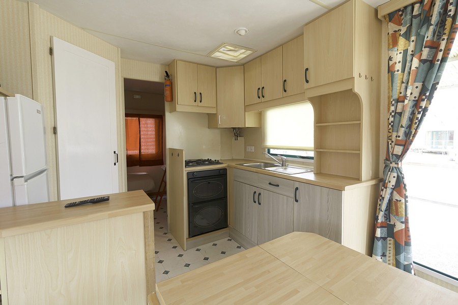 Casa mobile con cucina